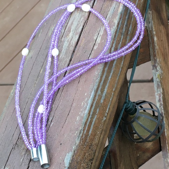 Vantel Pearls Wrap Bracelet (Lavender) - Picture 6 of 6